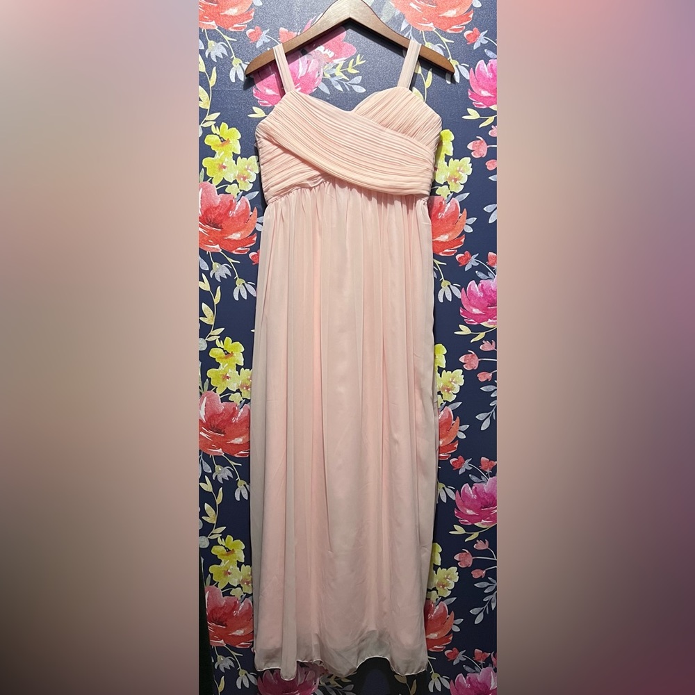 Girls Light Pink Formal Dress